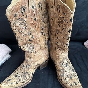 Women's Corral Cowboy Boots Sz 9